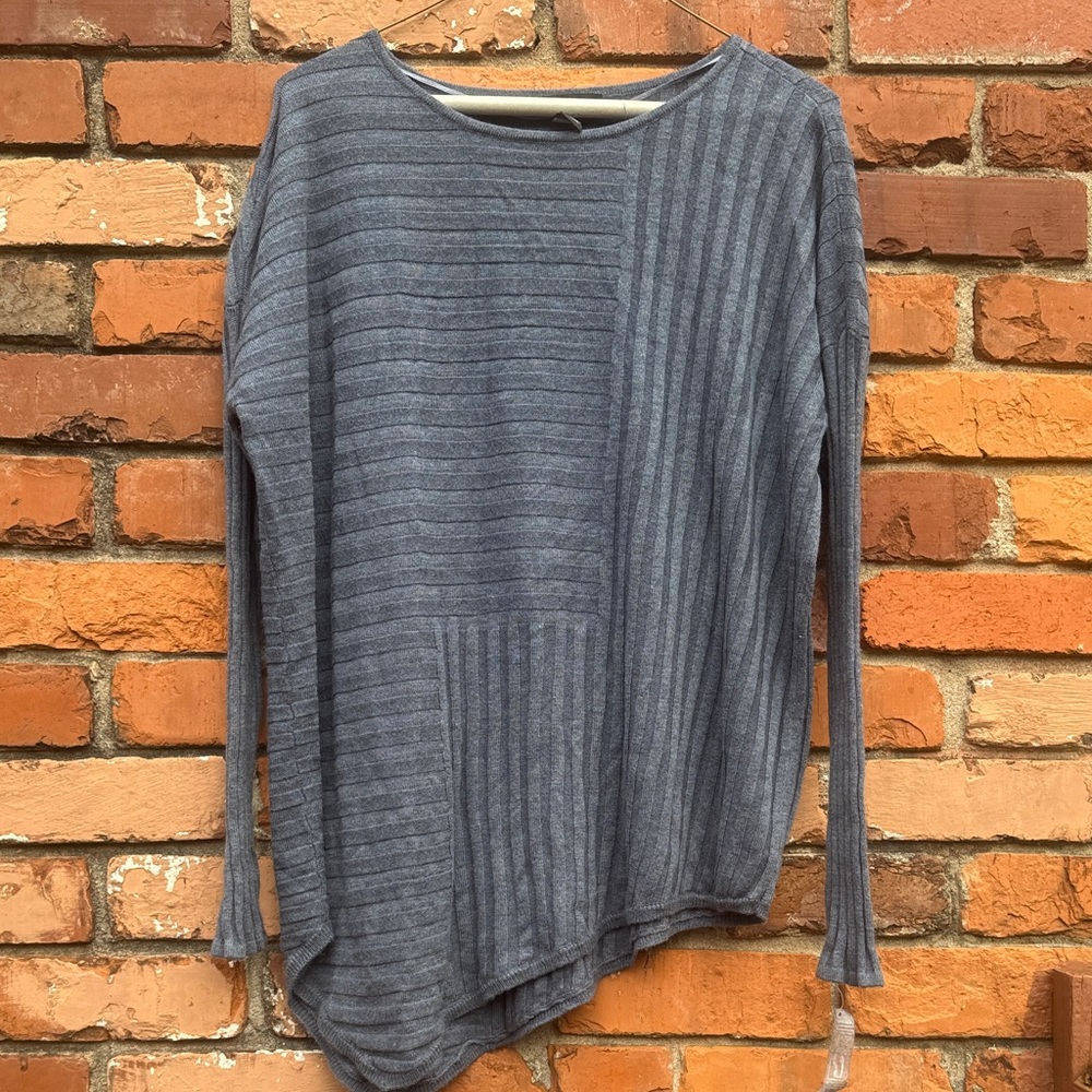 INC International Concepts Heather blue Knit Top